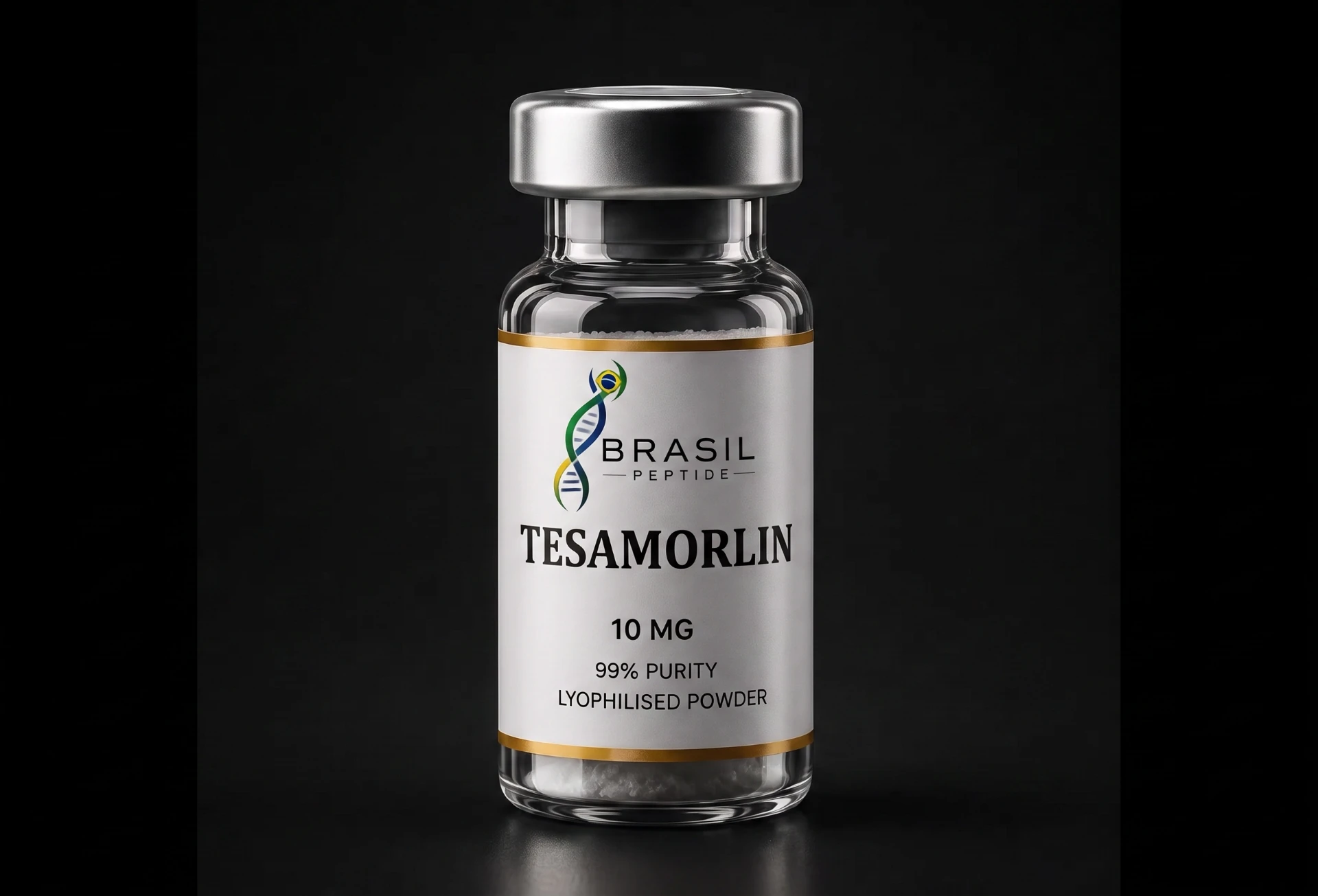 Tesamorelina — frasco de peptídeo de pesquisa 10mg