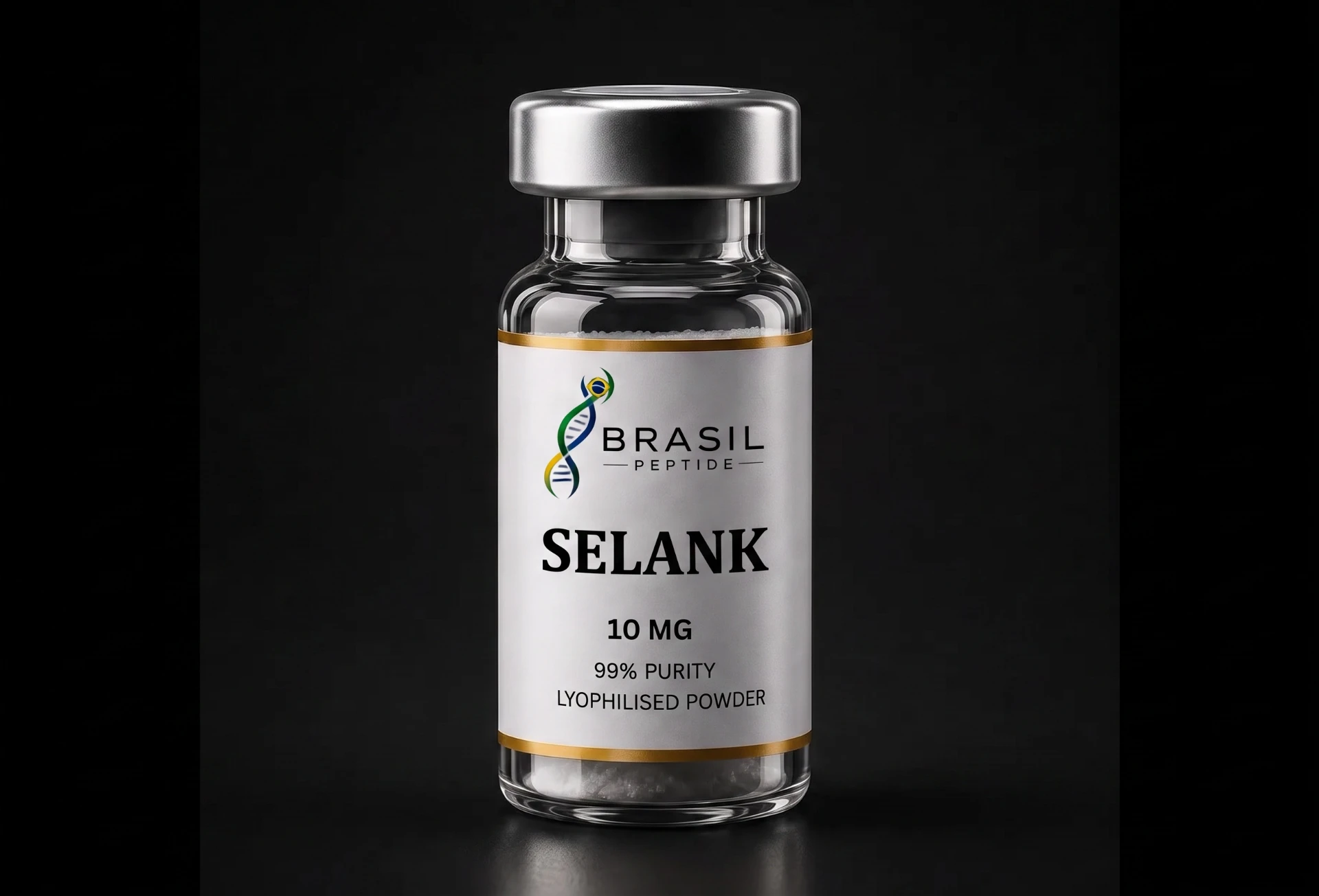 Selank — frasco de peptídeo de pesquisa 10mg